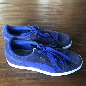 Purple Puma Sneakers